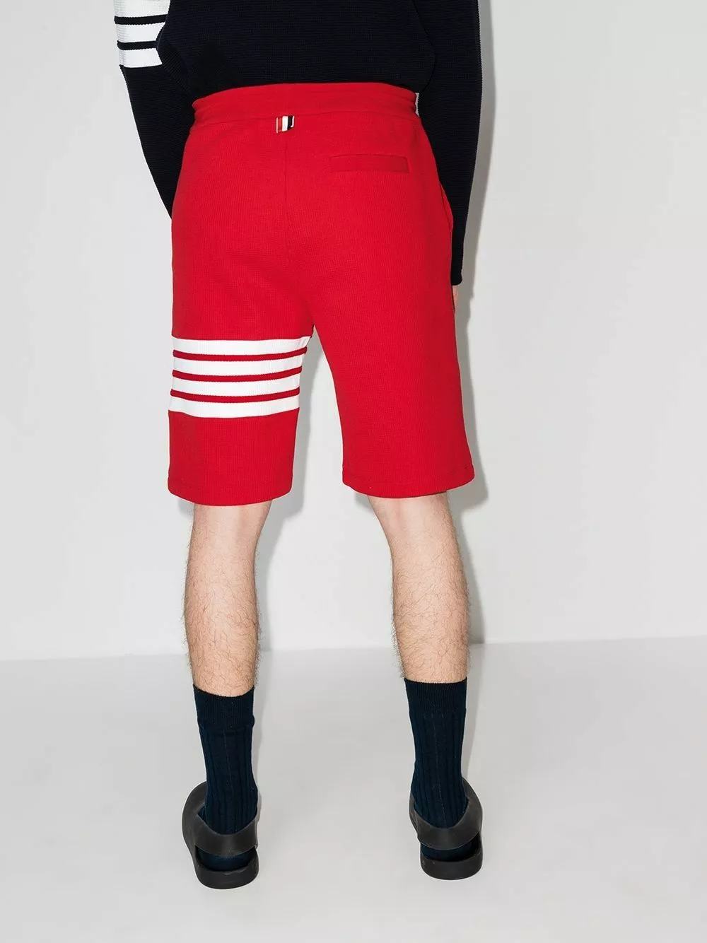 Thom Browne 4 Bar stripe track shorts track & running shorts of men 3 Thom Browne 4-Bar stripe track shorts