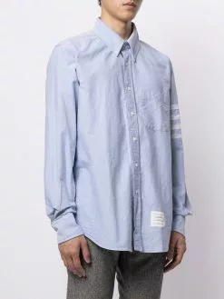 Thom Browne four-stripe button-down shirt