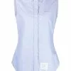Thom Browne sleeveless button-front shirt