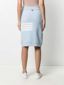 Thom Browne 4-Bar motif drawstring skirt