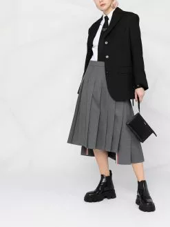 Thom Browne pleated midi skirt