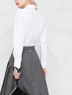Thom Browne pleated midi skirt