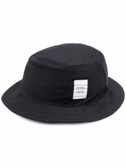 Thom Browne logo-patch bucket hat