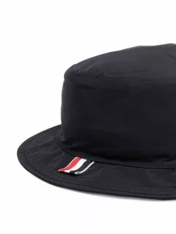 Thom Browne logo-patch bucket hat