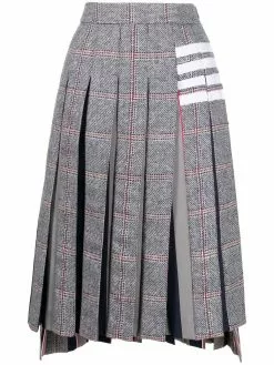 Thom Browne dropped back pleated skirt