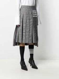 Thom Browne dropped back pleated skirt