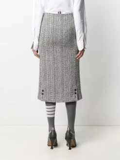 Thom Browne cardigan tweed skirt