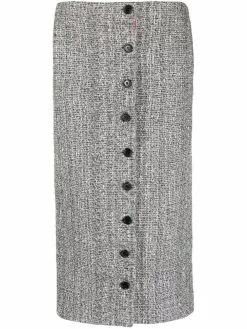 Thom Browne cardigan tweed skirt
