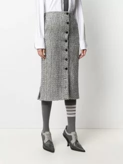 Thom Browne cardigan tweed skirt