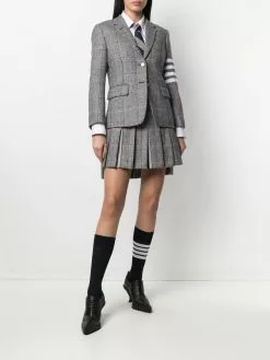 Thom Browne mini dropped back pleated skirt