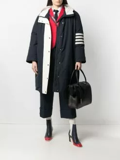 Thom Browne 4-bar padded coat