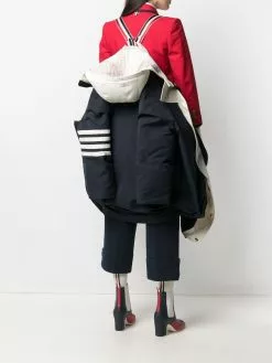 Thom Browne 4-bar padded coat