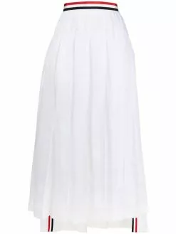 Thom Browne mid-length pleated skirt