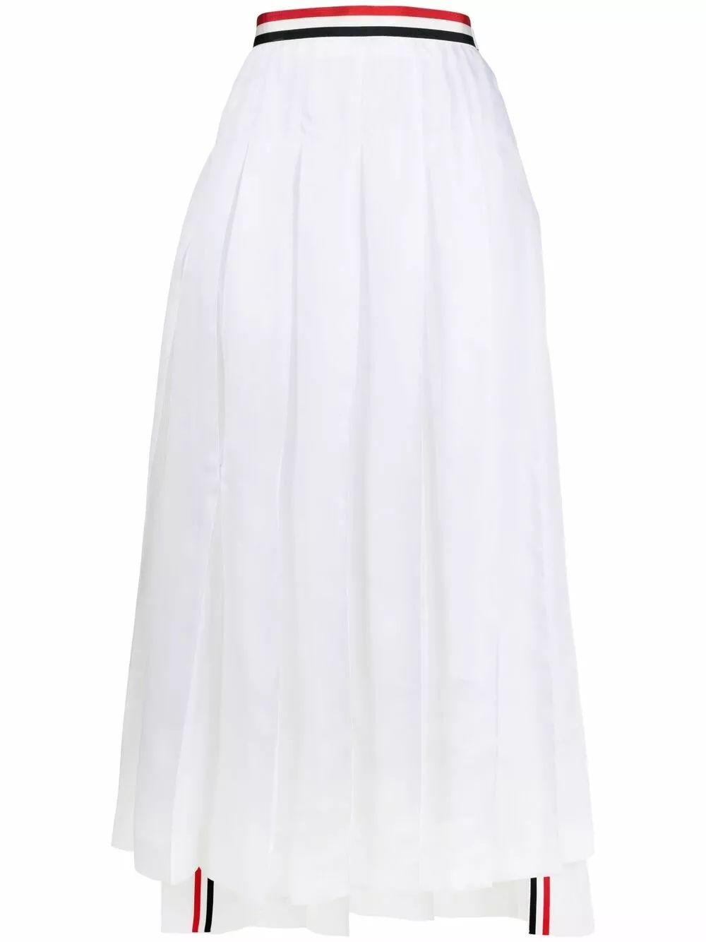 Thom Browne Mid length pleated skirt pleated skirts of women 1 Thom Browne mid-length pleated skirt