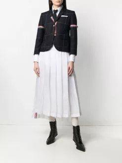 Thom Browne mid-length pleated skirt