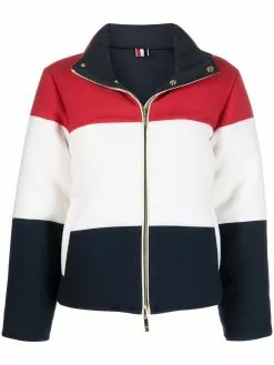 Thom Browne colour-block puffer jacket