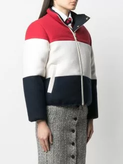 Thom Browne colour-block puffer jacket