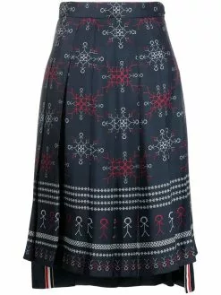 Thom Browne Mrs. Thom dropped back skirt