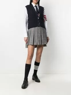 Thom Browne 4-bar stripe shirt