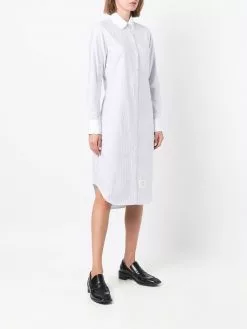 Thom Browne long-sleeved striped shirtdress