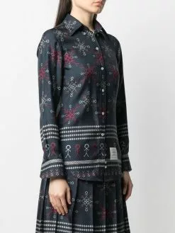 Thom Browne Mrs. Thom snowflake shirt