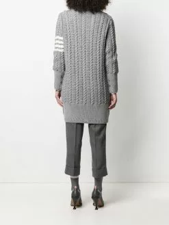 Thom Browne cable-knit cardi-coat