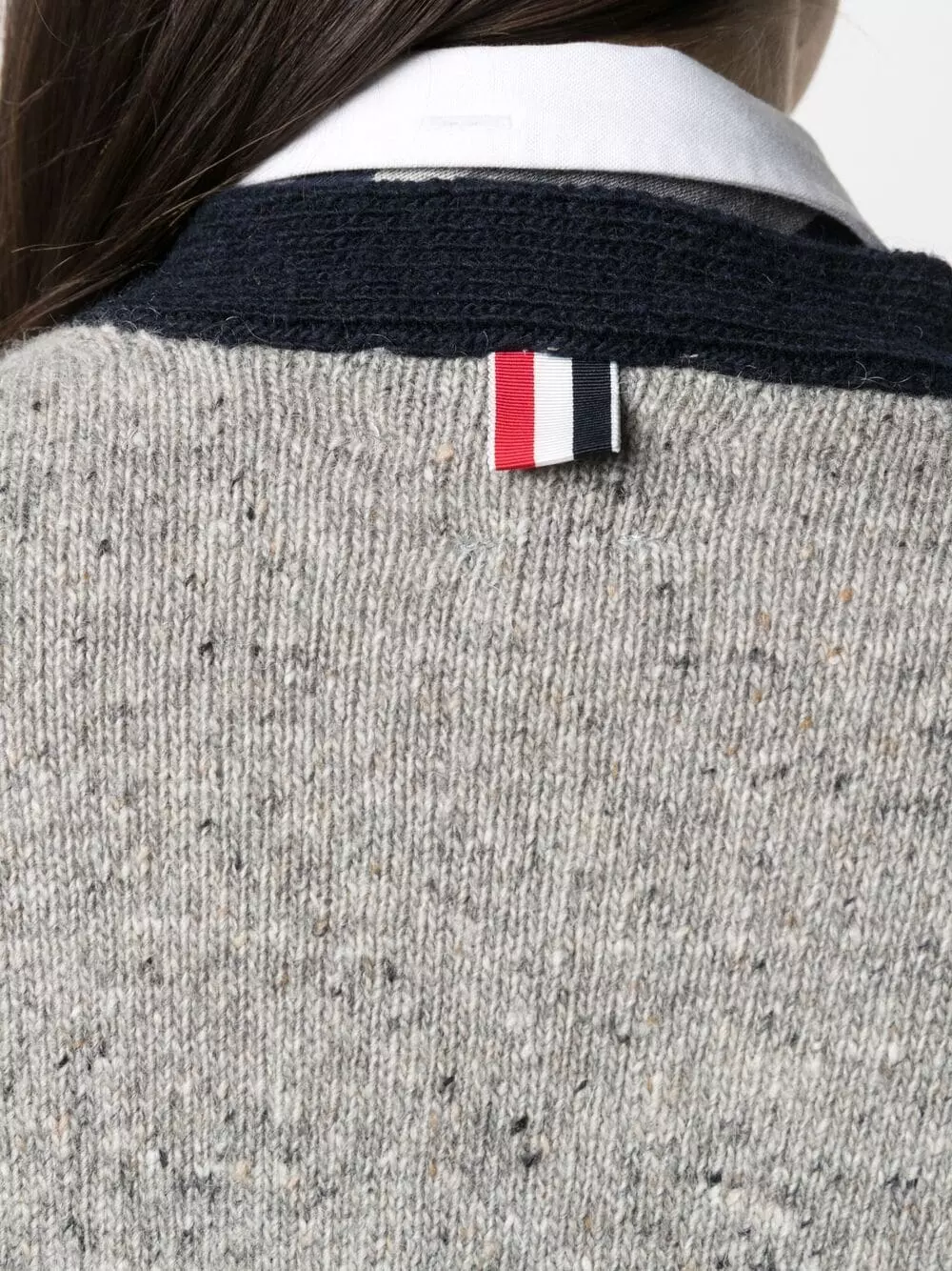 Thom Browne 4 Bar stripe knitted cardigan cardigans of women 5 Thom Browne 4-Bar stripe knitted cardigan
