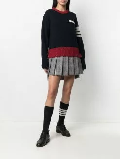 Thom Browne 4-Bar stripe jumper