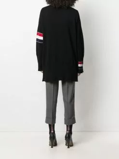 Thom Browne RWB stripe oversized jumper