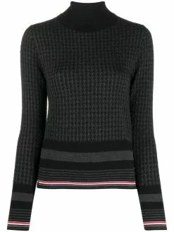 Thom Browne houndstooth-jacquard jumper