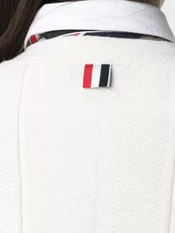 Thom Browne wide stripe mixed stitch cardigan