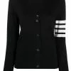 Thom Browne 4-Bar stripe printed cardigan