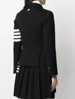 Thom Browne 4-Bar stripe knitted blazer
