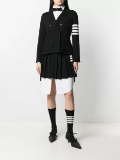 Thom Browne 4-Bar stripe knitted skirt