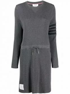 Thom Browne waffle-knit knee-length dress
