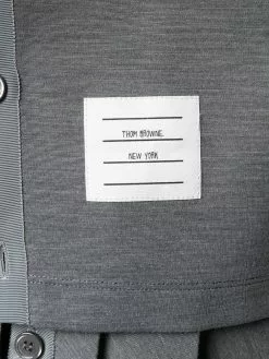 Thom Browne logo patch crew neck T-shirt
