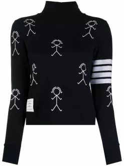 Thom Browne Mrs. Thom-icon jumper