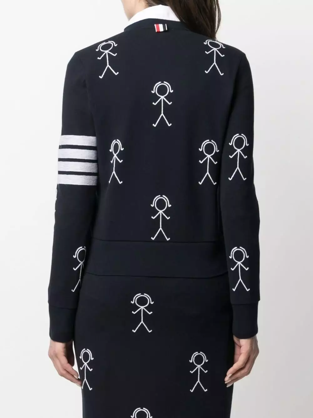 Thom Browne Mrs. Thom icon cardigan cardigans of women 4 Thom Browne Mrs. Thom icon cardigan