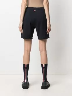 Thom Browne RWB-stripe track shorts