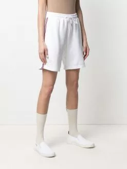 Thom Browne RWB-stripe track shorts