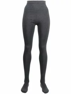 Thom Browne high-rise ribbed-knit tights