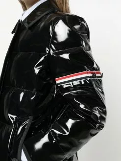 Thom Browne high-shine down-feather coat