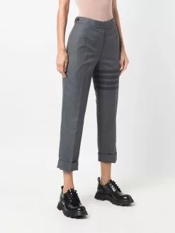 Thom Browne 4-Bar cropped trousers