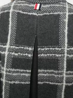 Thom Browne check pattern knitted cardigan