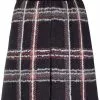 Thom Browne checked high-waisted skirt