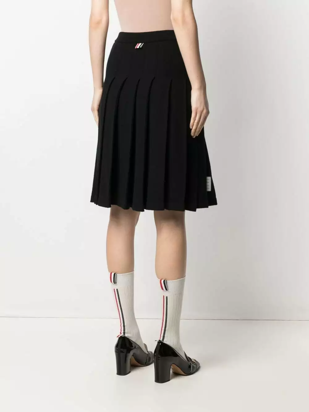 Thom Browne Pleated knee length skirt pleated skirts of women 4 Thom Browne pleated knee-length skirt