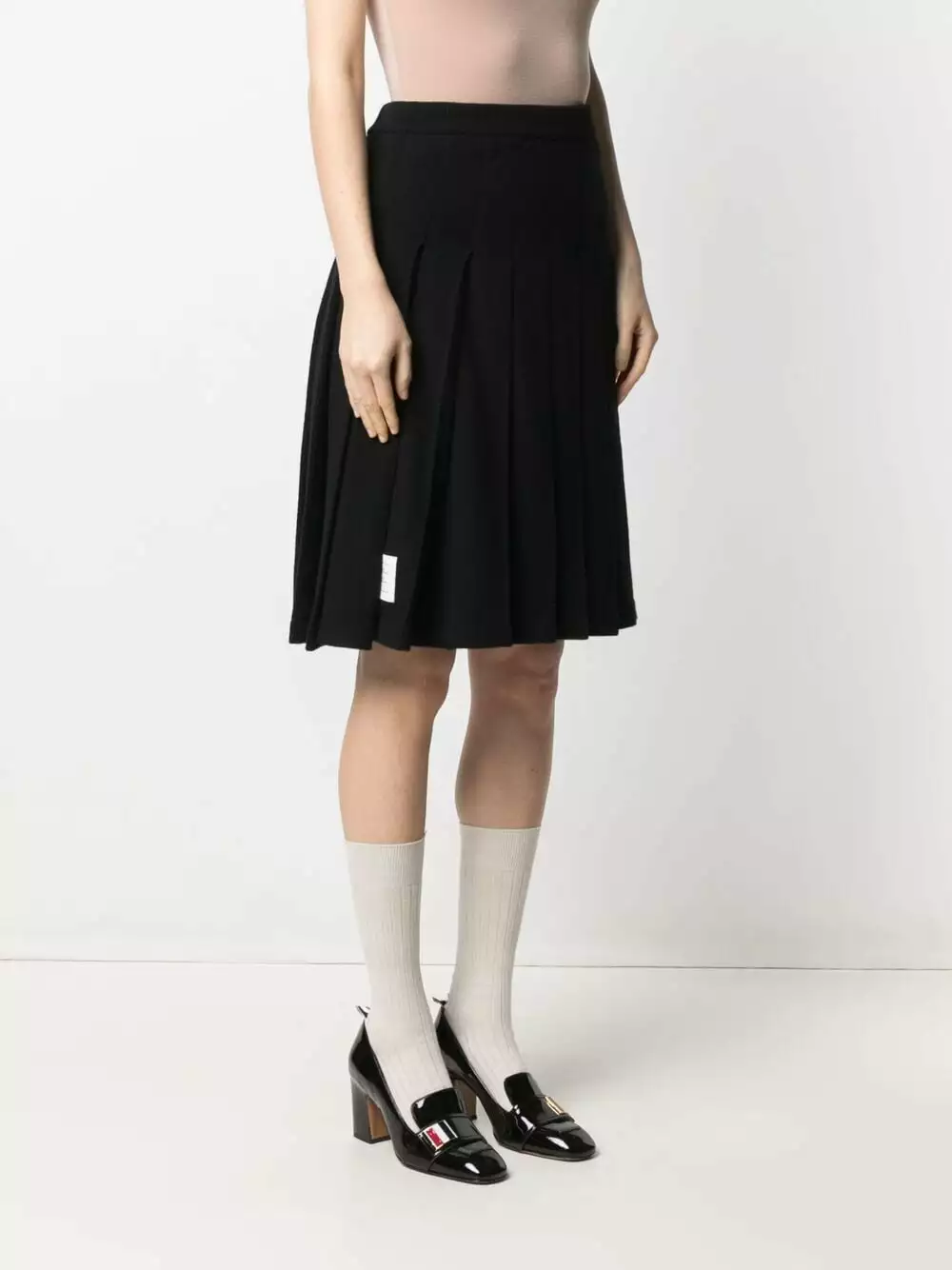 Thom Browne Pleated knee length skirt pleated skirts of women 3 Thom Browne pleated knee-length skirt