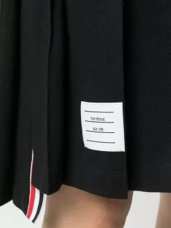 Thom Browne pleated knee-length polo dress