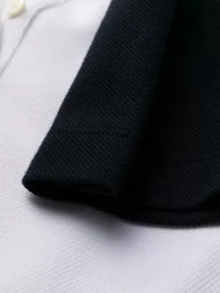 Thom Browne colour-block pleated polo dress