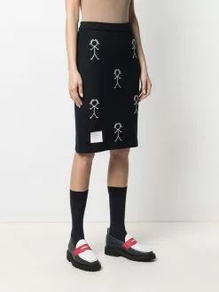 Thom Browne Mrs. Thom icon skirt pencil skirts of women 7 Thom Browne Mrs. Thom icon skirt